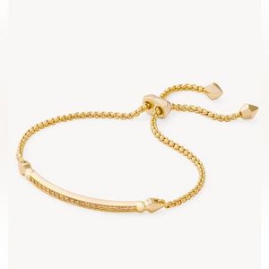 NWT Kendra Scott Adjustable Chain Bracelet | Gold | OS